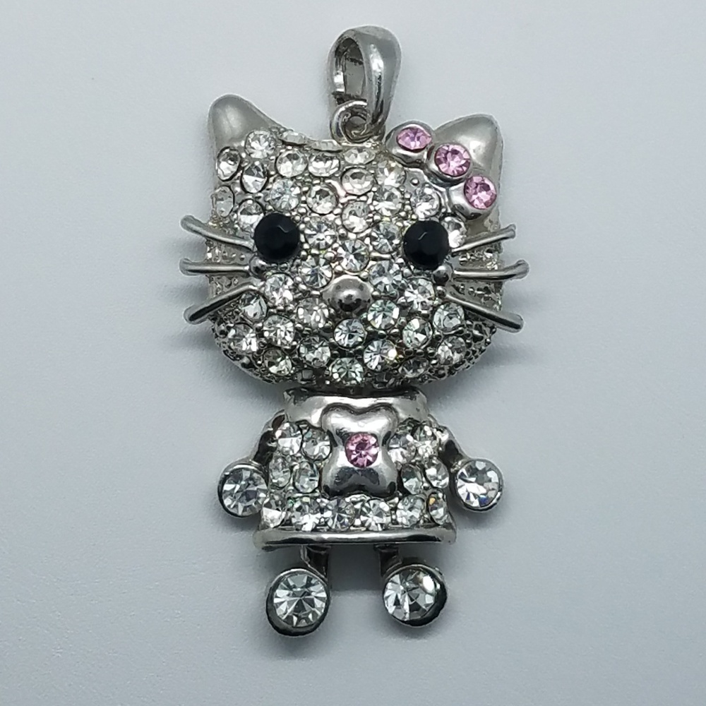 Hello Kitty Rhinestone Pendant